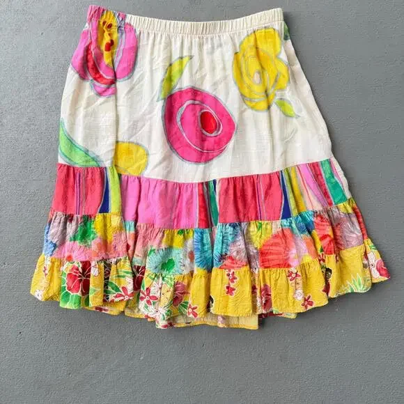 Jams World Women's Multi and White Skirt - Picture 3 of 4